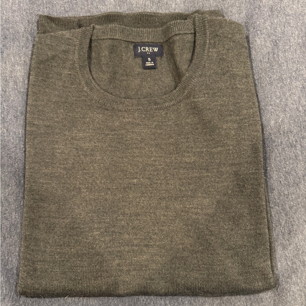 J. Crew Men's Merino Wool-Blend Crewneck Sweater - Size Small